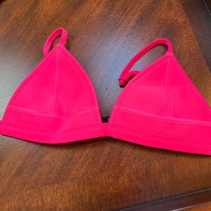 Neon pink Triangl bikini